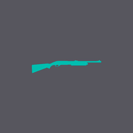 Shotgun icon. Vector concept illustration for design.のイラスト素材