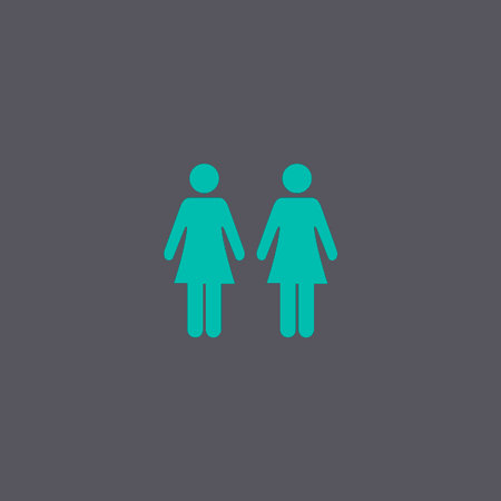 couple icon,. Flat design style eps 10のイラスト素材