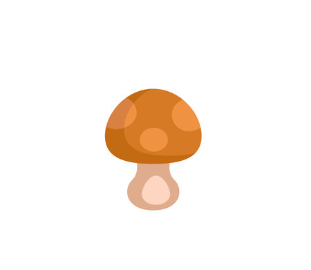 Mushroom vector isolated icon. Mushroom emoji illustration. Mushroom vector isolated emoticonのイラスト素材