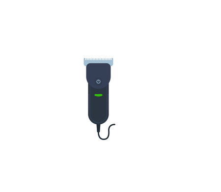 Electric hair clippers vector isolated icon. Emoji illustration. Hair trimmer vector emoticonのイラスト素材