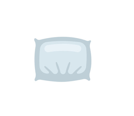 Pillow vector isolated icon. Emoji illustration. Pillow vector emoticonのイラスト素材
