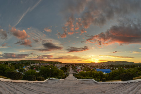 Beautiful Orenburg sunset