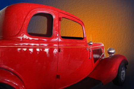 red hot rodの写真素材