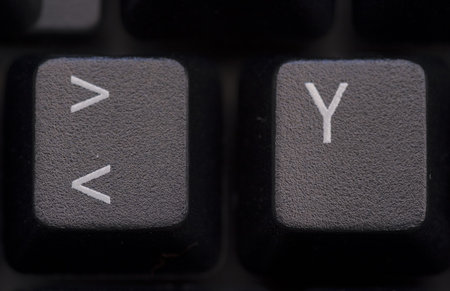 Computer Keyboard Detail  Close up   -  Blackの写真素材