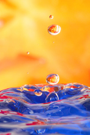 Water dropsの写真素材