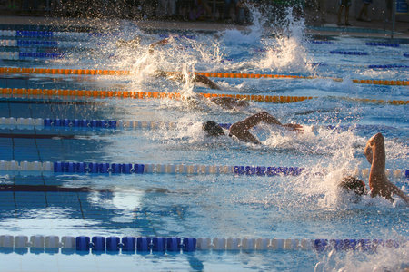 Swimmingの写真素材