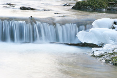 Winter Streamの写真素材