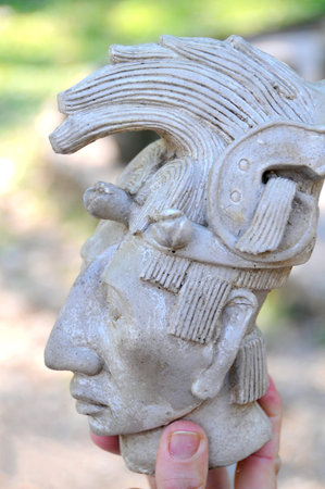 Stone image of the King