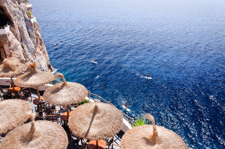 Cova d en Xoroi , Menorca, Spainの写真素材