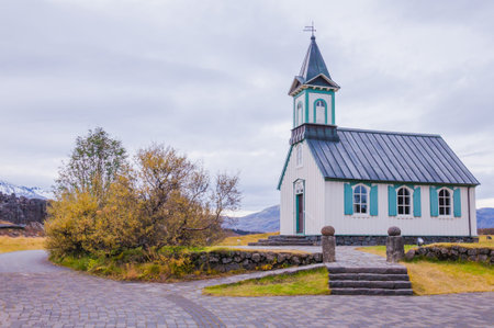 Thingvellir national park, Icelandの写真素材