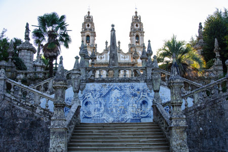Bom Jesus do Monte sanctuary in Braga, Portugal.