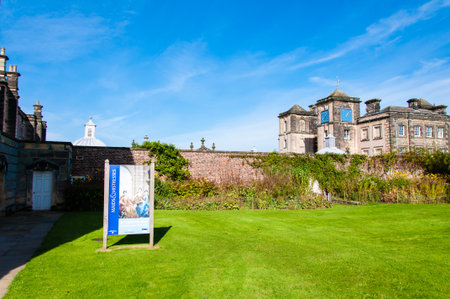 United Kingdom, North Yorkshire - October 5, 2014: Castle Howard is a famous stately home for "Brideshead" remake being filmed here and is also part of the National Trust in North Yorkshire, England.のeditorial素材
