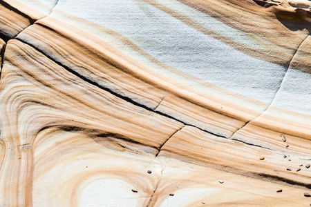 Australian rock formation background, sandstone texture with iron traces in australia, devonian stonesの写真素材