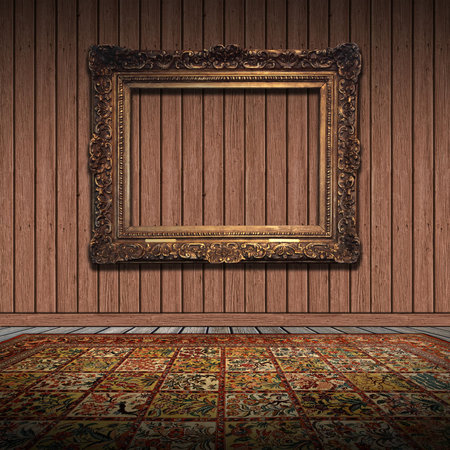 Old Styled Interior and a Persian carpet