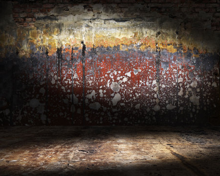 Old grunge interior の写真素材