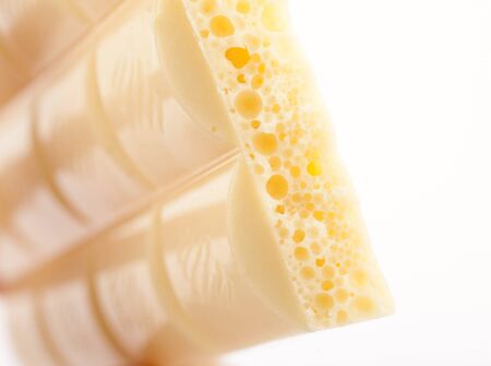 white chocolate barの写真素材