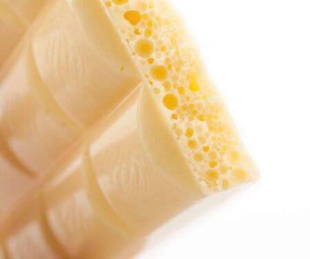 white chocolate barの写真素材