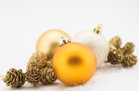 christmas decoration isolatedの写真素材