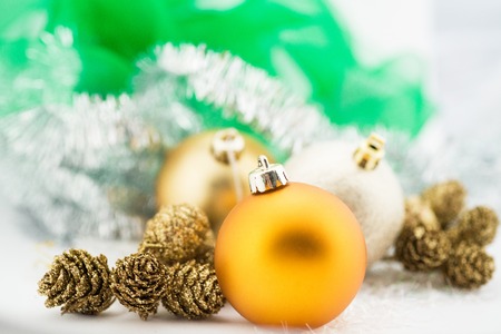 christmas decoration isolatedの写真素材