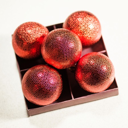 christmas decoration isolatedの写真素材