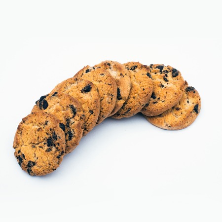 chocolate chips cookiesの写真素材