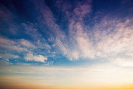 Sunset Sky Backgroundの写真素材
