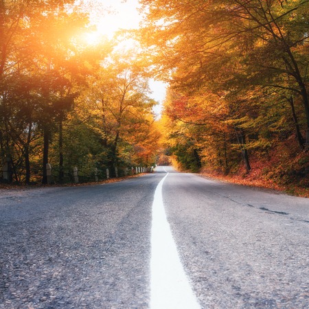 road in the mountainsの写真素材