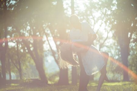 young romantic coupleの写真素材