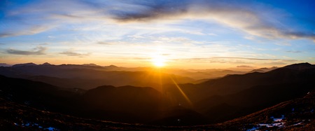 Majestic mountains landscapeの写真素材