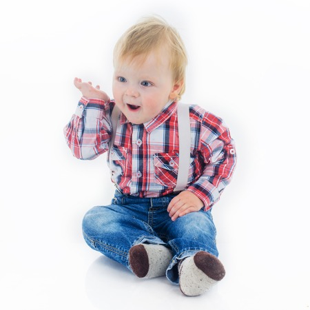 Cute little boyの写真素材