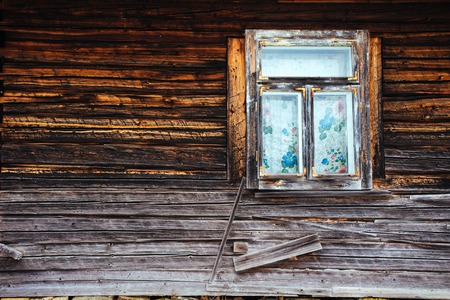 old wooden houseの写真素材