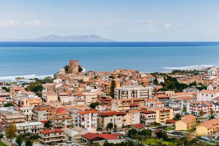 houses by the seaの写真素材