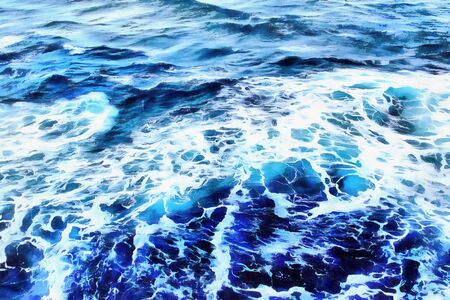 The works in the style of watercolor painting. landscape  theの写真素材