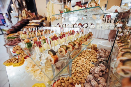 sweet buffet tableの写真素材