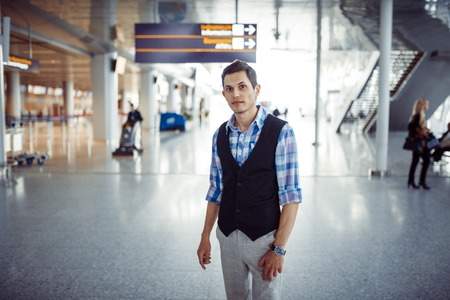 Handsome male model in his twenties.の写真素材