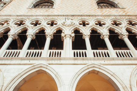 St Mark's Square Piazza San Marco and Campanile bell tower in Venice. Italyの写真素材