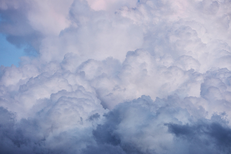 dramatic cloudscape in the twilight with sunset sunriseの写真素材