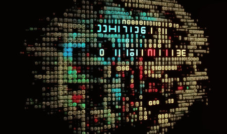 Computer code program. Beautiful colorful illustration. style. Generative AIの写真素材