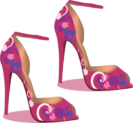 high heel shoesのイラスト素材