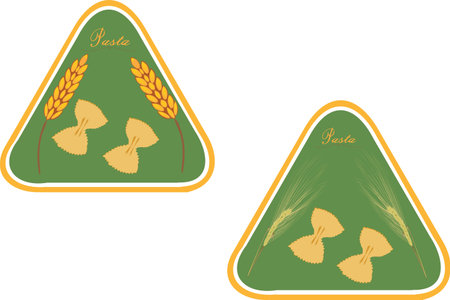 Pasta Adesiva Con La Pianta Di Mais Royalty Free Vector Graphics