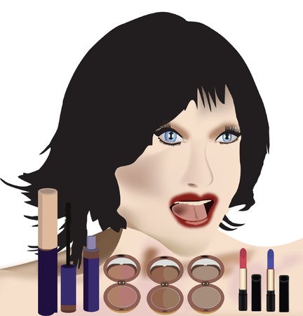 cosmetici delle donneのイラスト素材