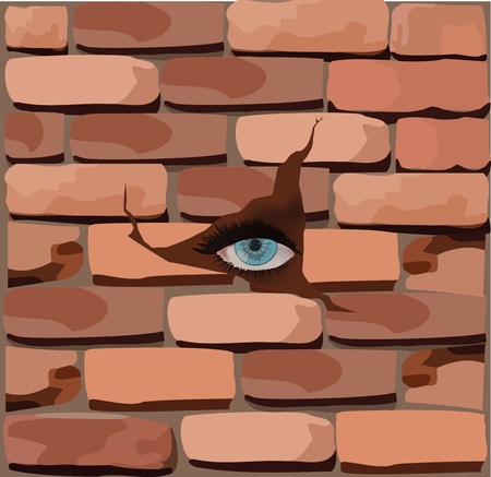 wall eyeのイラスト素材