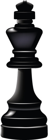 black pawns depicting King for the game of chessのイラスト素材