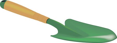 Small shovel for gardening and to till the soilのイラスト素材