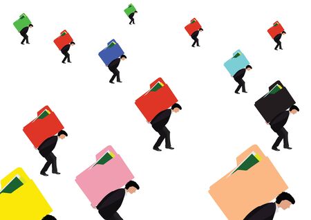 transportation foldersのイラスト素材