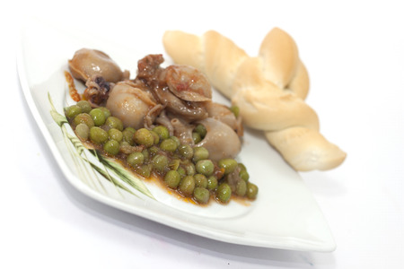 molluscs stewed cuttlefishの写真素材