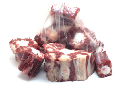 tail of adult bovineの写真素材