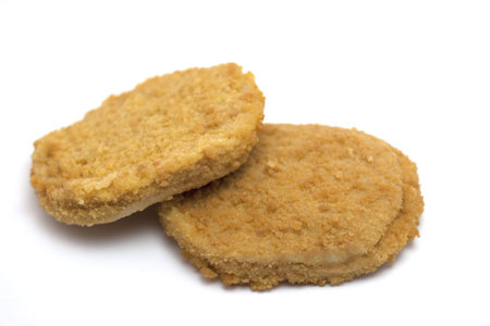 chicken cutlet cordon bleu stuffed with various ingredientsの写真素材