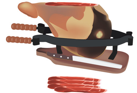 Beautiful barrettes isolated on white backgroundのイラスト素材