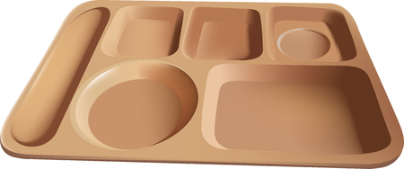 food feeding trayのイラスト素材